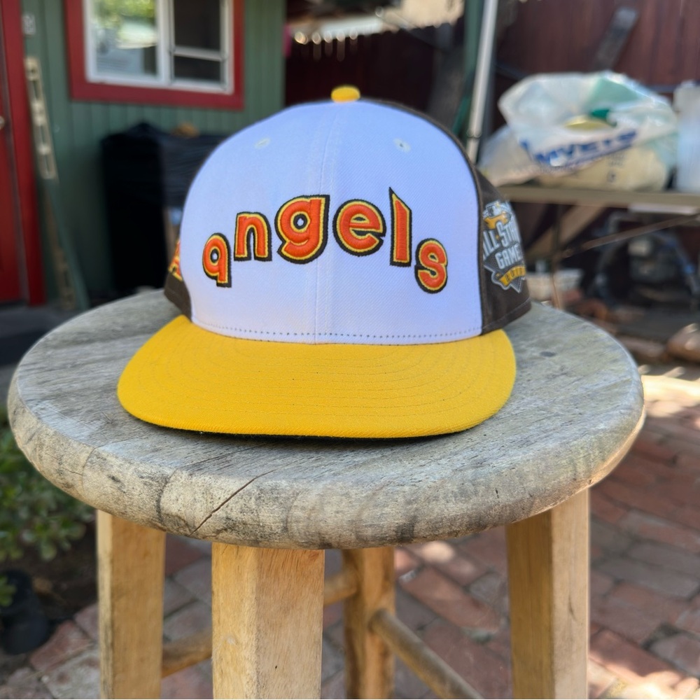 Anaheim Angels 2016 San Diego Padres AllStar Logo Cap with Yellow Brim